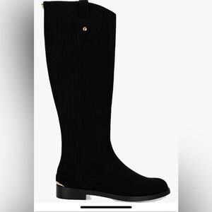 Kenneth Cole Black Over the Knee Boots